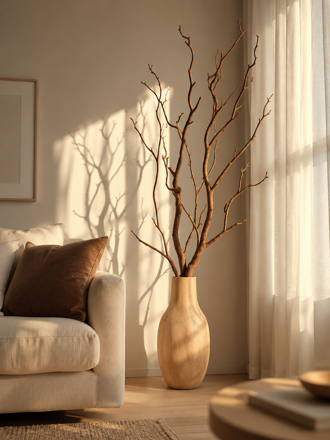 Sziqiqi Metal Tall Floor Vase 23.2in