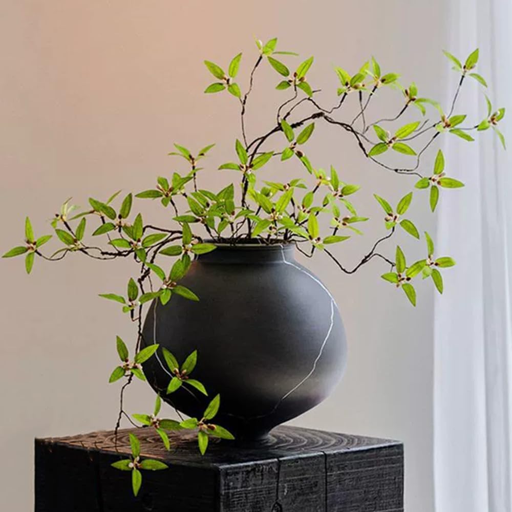 Faux Greenery Stems for Vase Decor | Cozy Neutral Home Styling