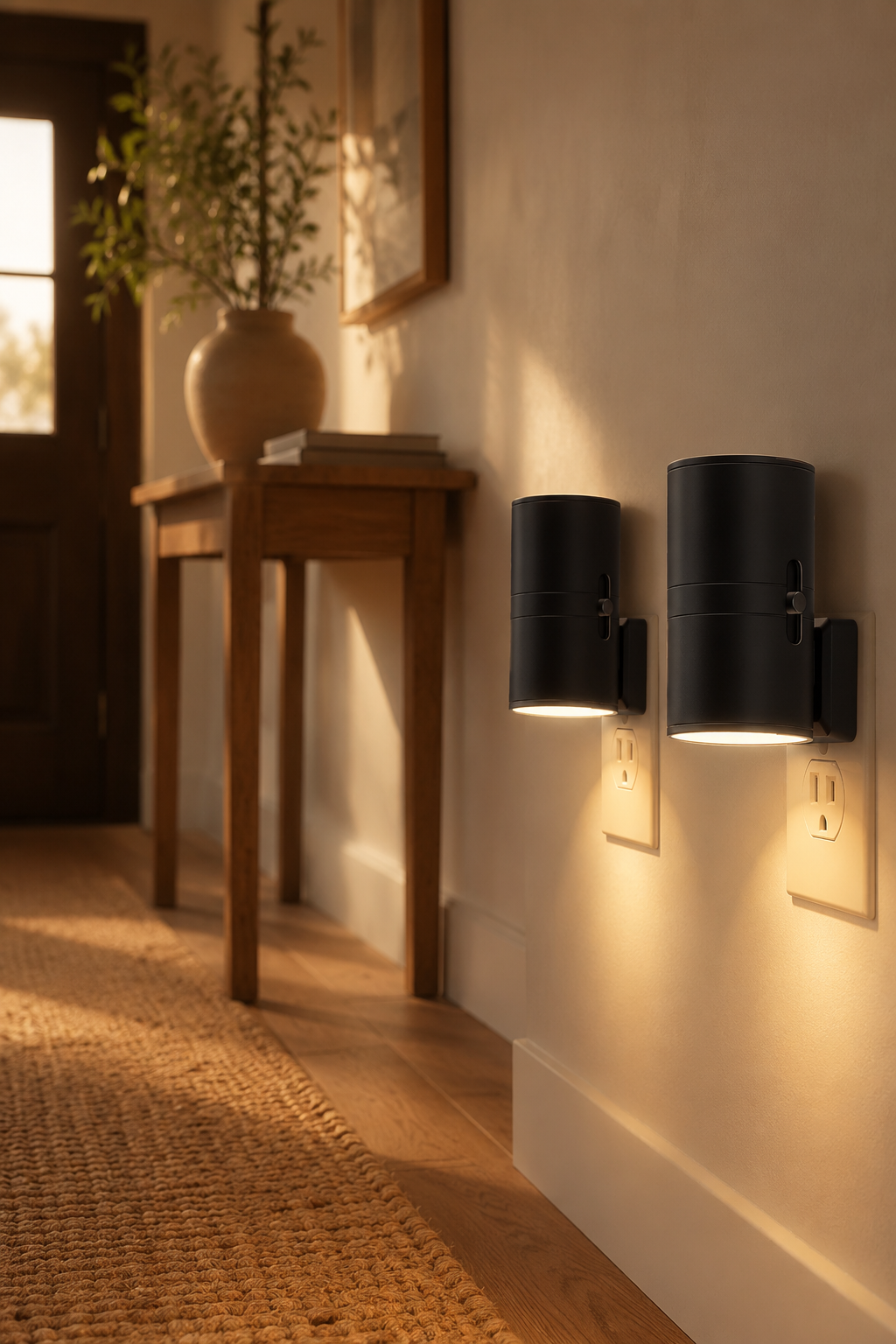 L LOHAS LED Night Light Plug in, 2 Pack