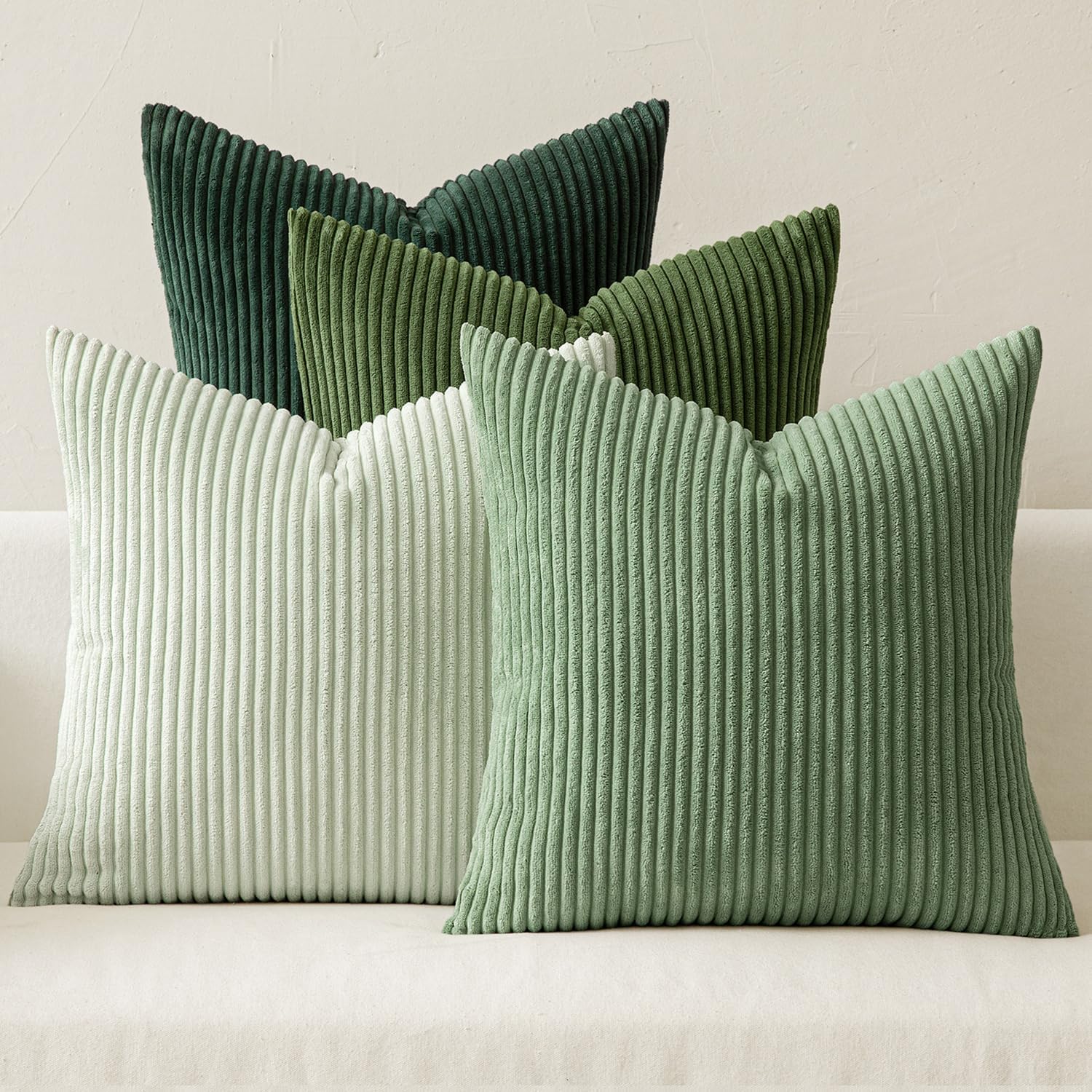 Sage Green Throw Pillows for Cozy Boho Farmhouse Living Rooms