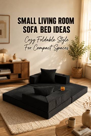 Small Living Room Sofa Bed | Cozy Foldable Furniture