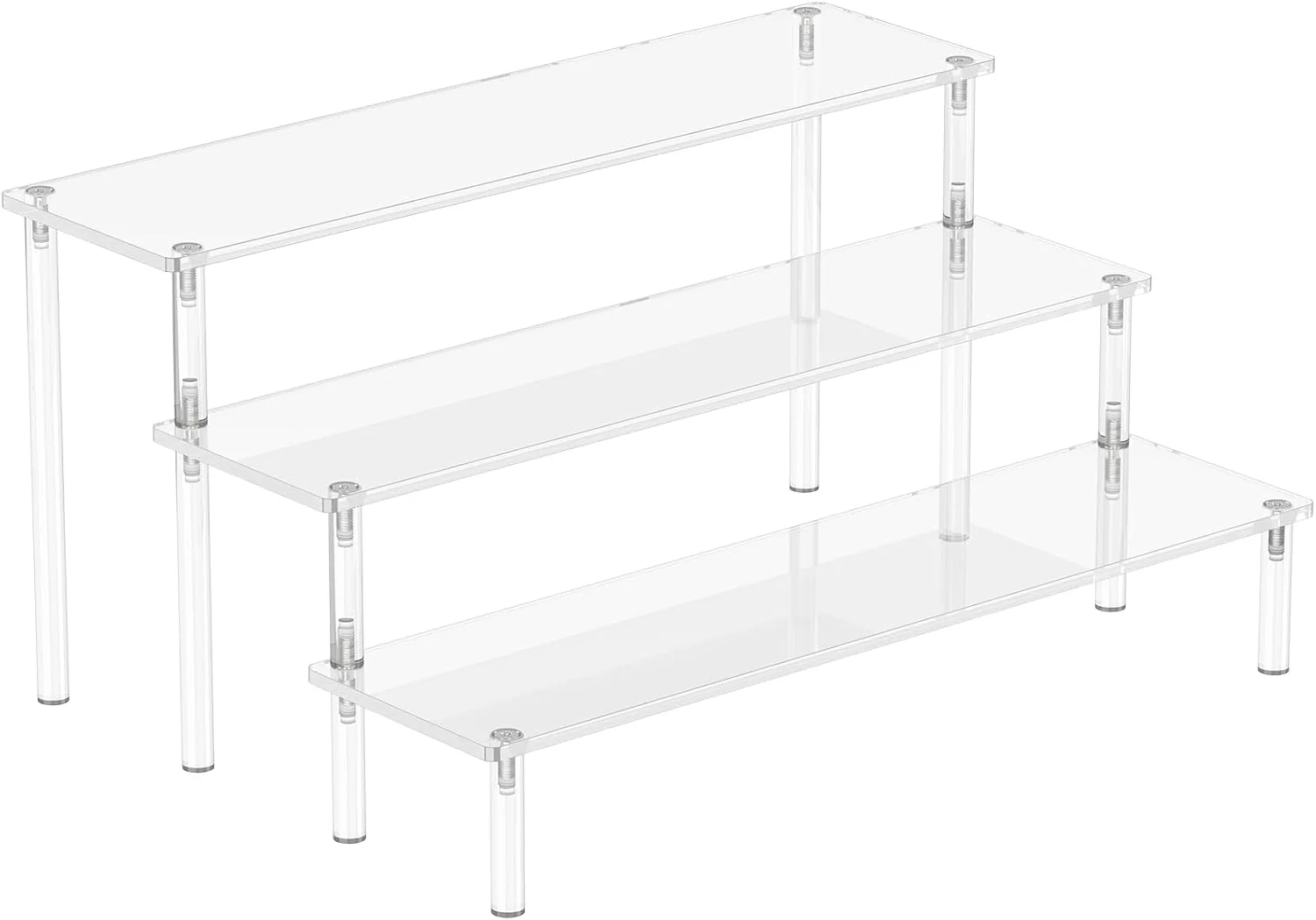 Aredpoook Acrylic Display Risers, 3 Tier