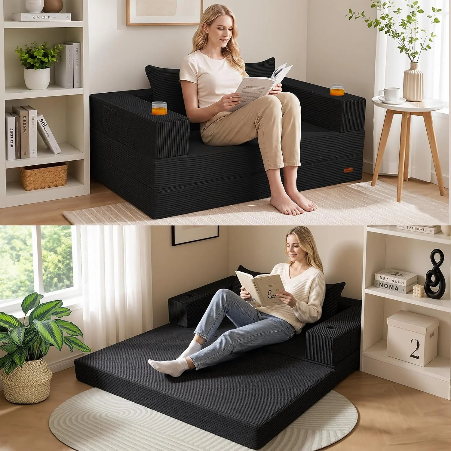Small Living Room Sofa Bed | Cozy Foldable Furniture