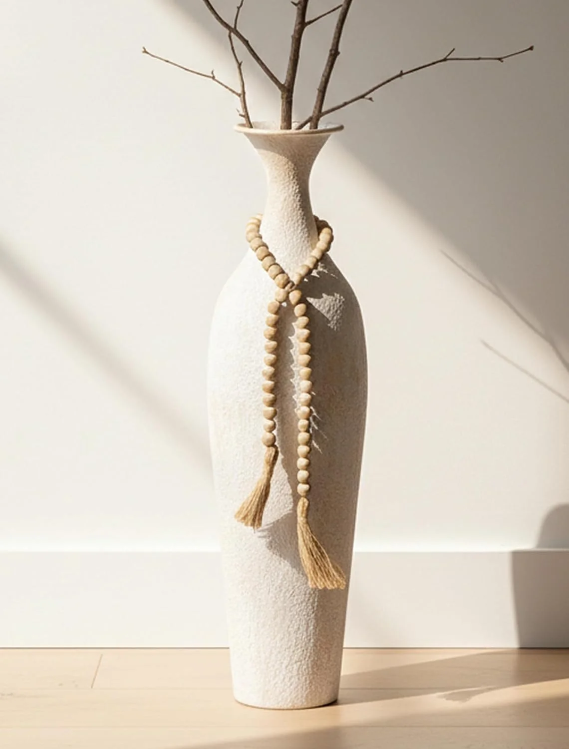 Sziqiqi Metal Tall Floor Vase 23.2in